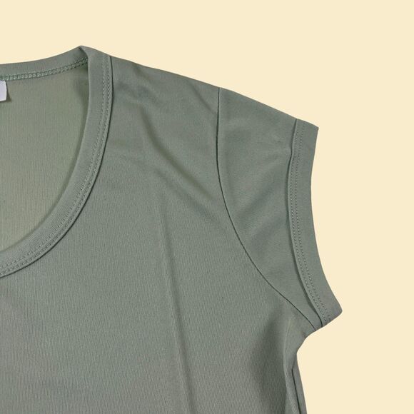 Vintage M 80s green t-shirt by Stuffed Shirt, new old stock 1980s green tee - Picture 4 of 9